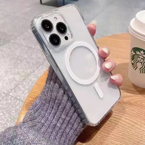 Capa Acrílico Transparente Magsafe Para iPhone 14 Pro Max