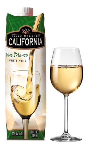 Vino Blanco California Chardonnay Tetra Brick 946 Ml