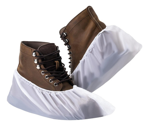 Protectx Cubrezapatos Y Cubrebotas Desechables Blancos, X...