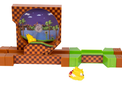 Sonic The Hedgehog Go Go Racers Deluxe Playset Con Figura