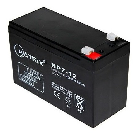 Imagen 3 de 3 de Bateria 12 Voltios 7 Amperios Ups, Cercos Electricos