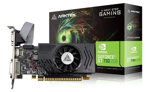 Placa de video Nvidia Arktek  GeForce 700 Series GT 730 GT730 2GB 128Bit 2GB