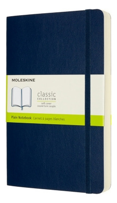 Moleskine Cuaderno Clásico Expanded / Grande / Azul / Lisa