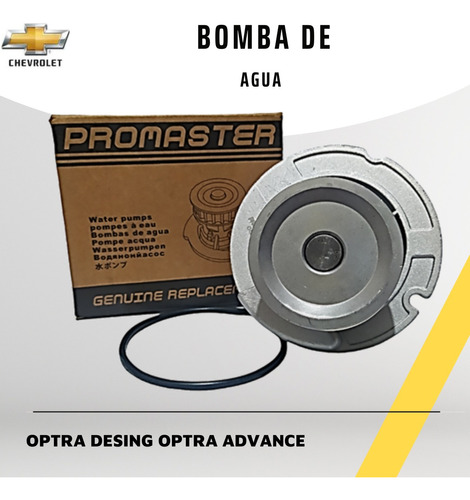 Bomba De Agua Chevrolet Optra Desing Advance Astra 1,8