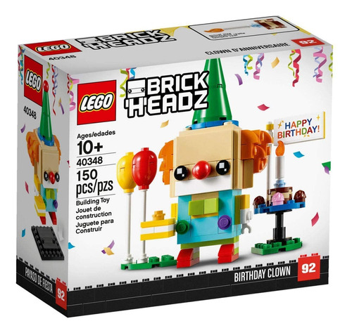 Brickheadz Feliz Cumpleaños Clown 40348 150 Piezas