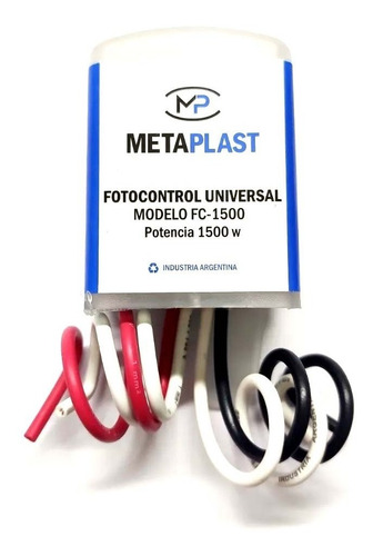 Fotocontrol Fotocelula Universal 4 Cables Facil Metaplast