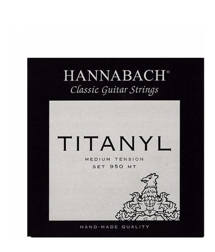 Encordado Guitarra Clásica Hannabach Titanyl 950mt Alemania