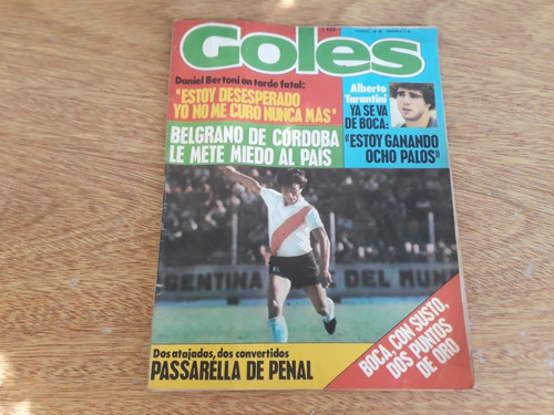 Revista Goles Nº1508 Maradona Passarella Tarantini Traverso 