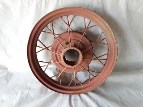 Roda Raiada Ford 1930 1931 Para Reforma Ou Decoração Aro 19 (Usado)