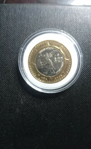 Moneda De Colección De Veinte Pesos Fuego Nuevo 2000