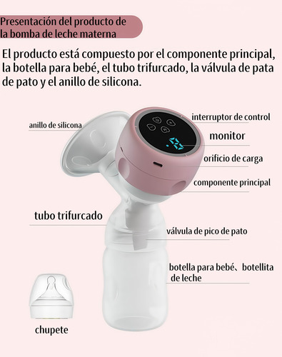 Extractor De Leche Electrico 4 Modos 9niveles