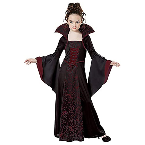 Disfraz De Vampiro De Halloween Niñas, Vestido De Vamp...