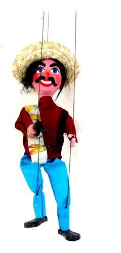 Marioneta De Cuerdas Mexicana Bandido