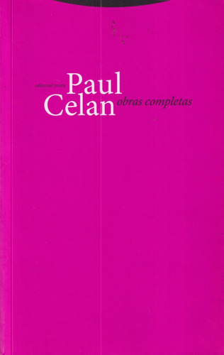 Obras Completas Paul Celan 