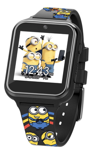 Reloj Inteligente Unisex Para Niño Correa Silicona Negro