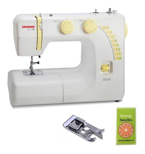 Janome 2032x Multifuncion Crochet Acero Ojal Puntada Elastica Brazo Libre Luz Led Garantía 3 Años Maquineria Beiro