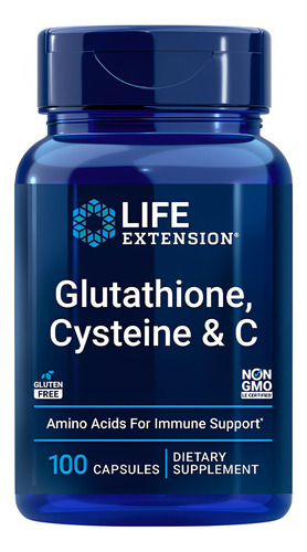 Glutationa Cisteína E C Life Extension 100caps 2un Sabor Sem sabor
