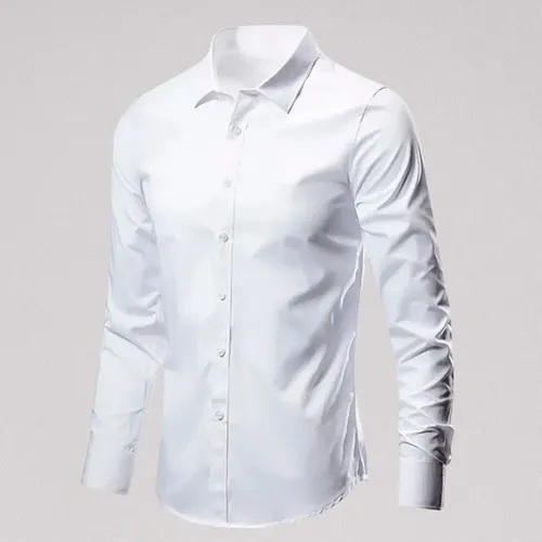 Camisa Social Manga Longa Slim Fit Masculina Classica