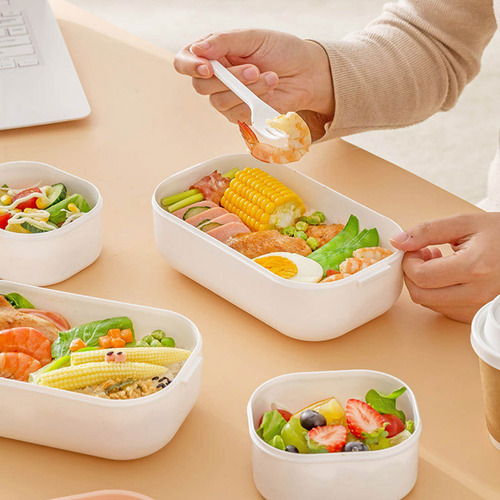 Fiambrera G Bento Box Con Doble Asa Compartimentada, Tamaño
