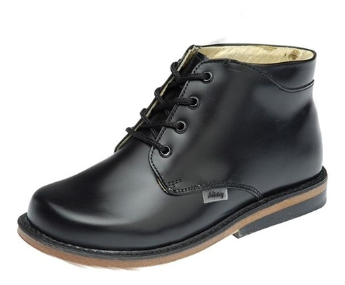 Zapato Bota Ortopédico Negro Cintas 14½-18