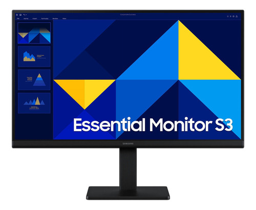 Monitor Samsung Essential S3 De 22 , Full Hd 1080p, 5 Ms Color Negro