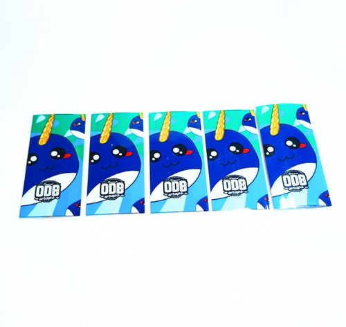 5 Wraps Unicornio Termo Retráctil Funda Batería 21700 20700 Azul (Usado)