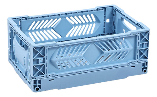 Caja De Almacenamiento Organizador Apilable Pequeña Azul