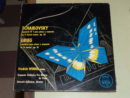 Vinilo 2414 - Grieg - Tschaikowsky - Orq. Sinfonica Viena