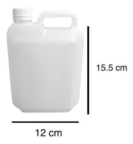 Imagen 2 de 10 de Bidones Plasticos 1 Litro Nuevo Natural Virgen X 100 Un.