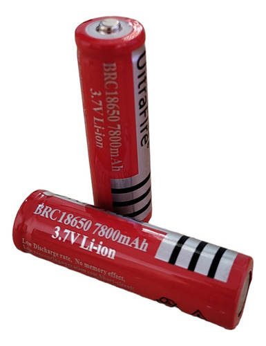 18650 Batería Recargable Ultra Polímero Litio 7800 Mah Full