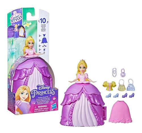 Mini Boneca Disney Princess Secret Rapunzel F1249 Hasbro