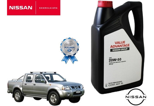 5l Aceite Nissan Mineral Value 20w50 Pick Up D22 Frontier 09