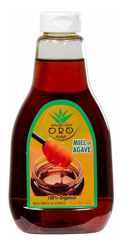 Miel Jarabe De Agave Azul 2 Botella De 360 Gramos