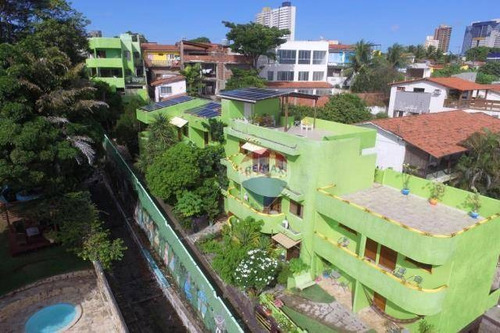 Pousada À Venda Com 17 Dormitórios, Próximo À Praia Com Vista Para O Morro Do Careca, 845 M² - Ponta Negra - Natal/rn - Po0001