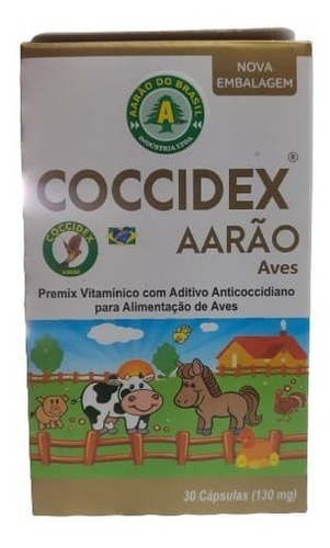 Coccidex Premix Vitamínico Com Aditivo 130mg - 30 Cápsulas