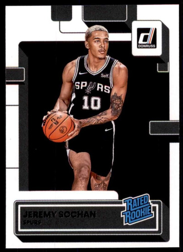 Jeremy Sochan Rc Donruss 209 Nm+-mt+ Nba Basketball Spurs No