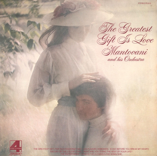 Vinil (lp) The Greatest Gift Is Love Mantovani And His 