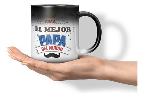 Taza Magica Cambia Color Dia Del Padre - 11 Onzas