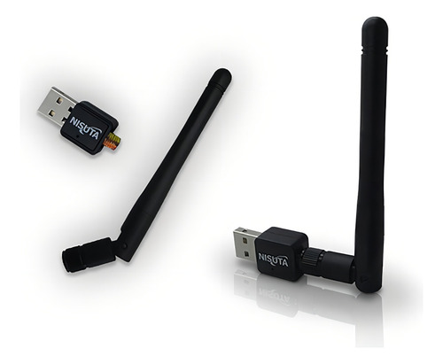 Adaptador Wifi Mini Usb Antena Nisuta Ns-wiu150n2 150 Mbps
