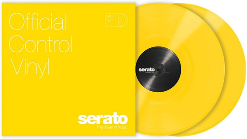Vinil Serato Official Control Cor Amarelo Amarillo