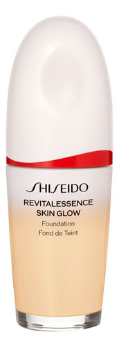 Base de maquiagem em pump Shiseido Revitalessence 10119352 Shiseido Revitalessence Skin Glow Foundation FPS30 Sand 250 - Base Líquida 30ml tom nude  -  30mL 30g