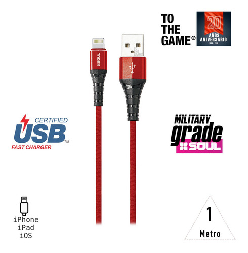Imagen 3 de 4 de Cable Full Jean Para iPhone 6 7 8 X Xr Xs Xs Max 7 8 Plus