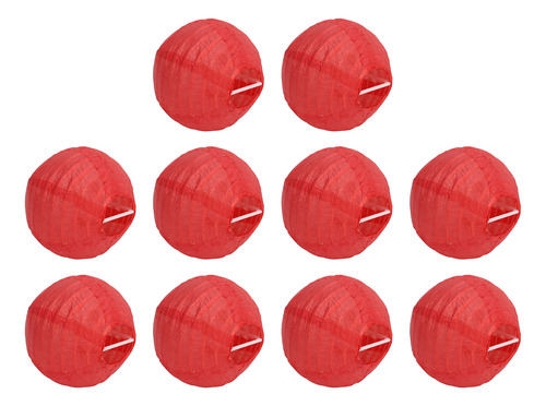 Lanternas De Papel Dobráveis Redondas, 10 Unidades, Dobrávei