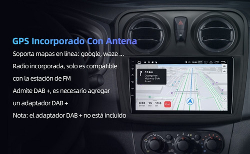 Isudar Estéreo 1+32g Para Dacia Sandero Symbol Stepway 2014+