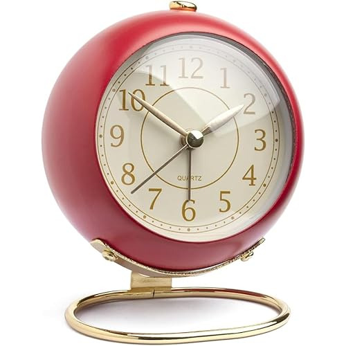 Reloj Despertador Pequeño Diseño Simple Y Retroilumin...