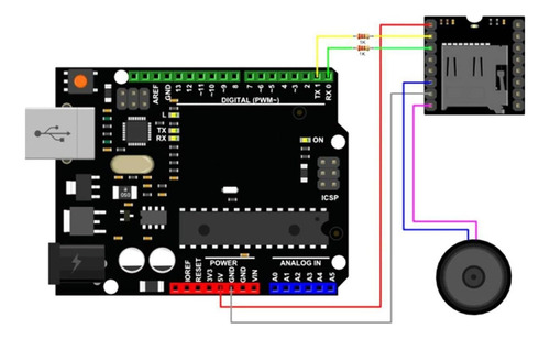 Mini Modulo Reproductor Mp3 Dfplayer Ranura Micro Sd Arduino