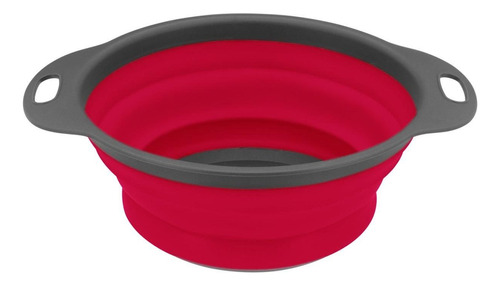 Cooker Escorredor 10x25x20cm Silicone Vermelho Retrátil