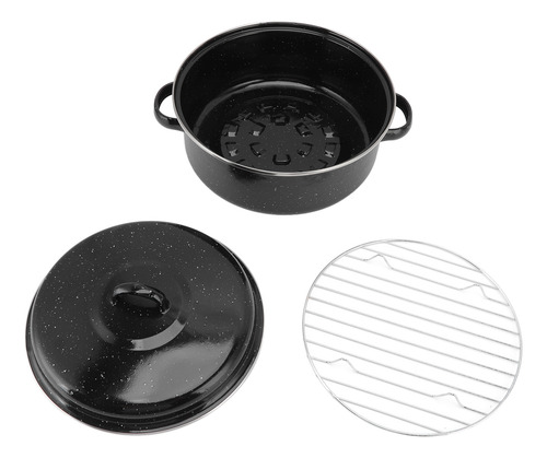 Sartén Para Asar, Acabado Negro Moteado, No Doméstico