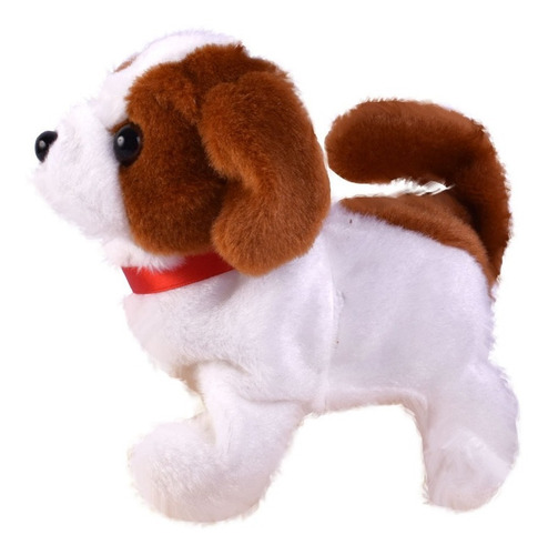 Imagen 2 de 8 de Perro Cachorro Marrón Y Blanco Con Sonido Tiernas Mascotas