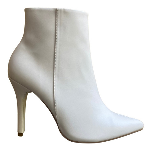 Imagen 3 de 10 de Botín Puntal Mujer Felipe Rentería Moda Tacón Aguja 10cm